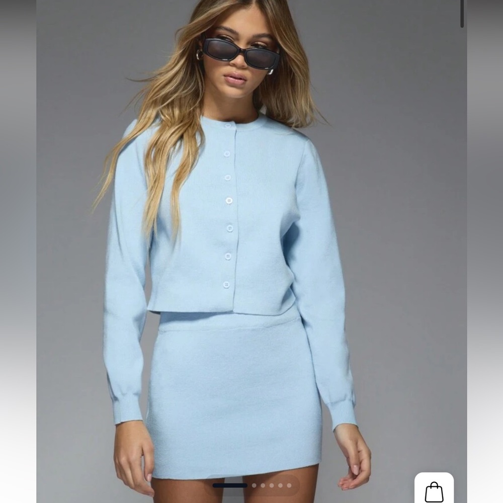 MISSGUIDED Ribbed Knit Sweater Set